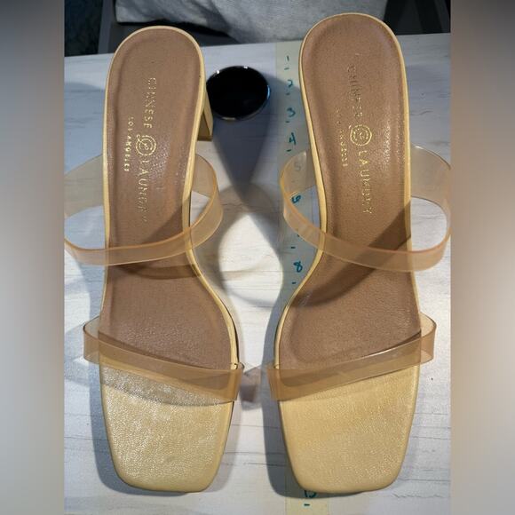 Chinese Laundry Shoes - Chinese Laundry Tan Heels Yaya 9.5